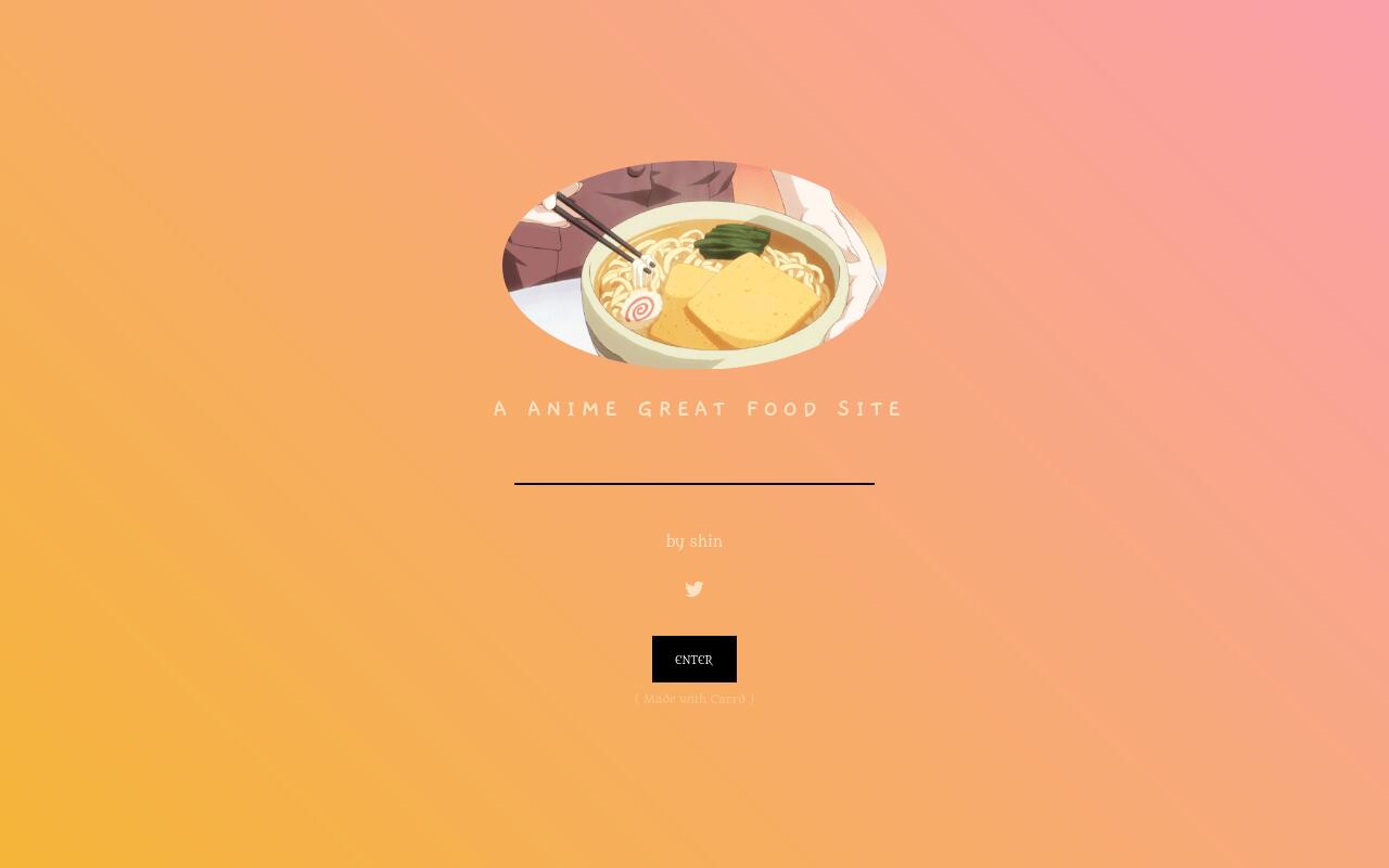 Carrd profile picture for @restaurant